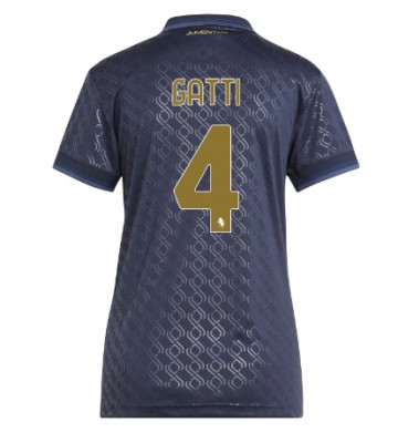 Juventus Federico Gatti #4 Replika Tredjetrøje Dame 2024-25 Kortærmet